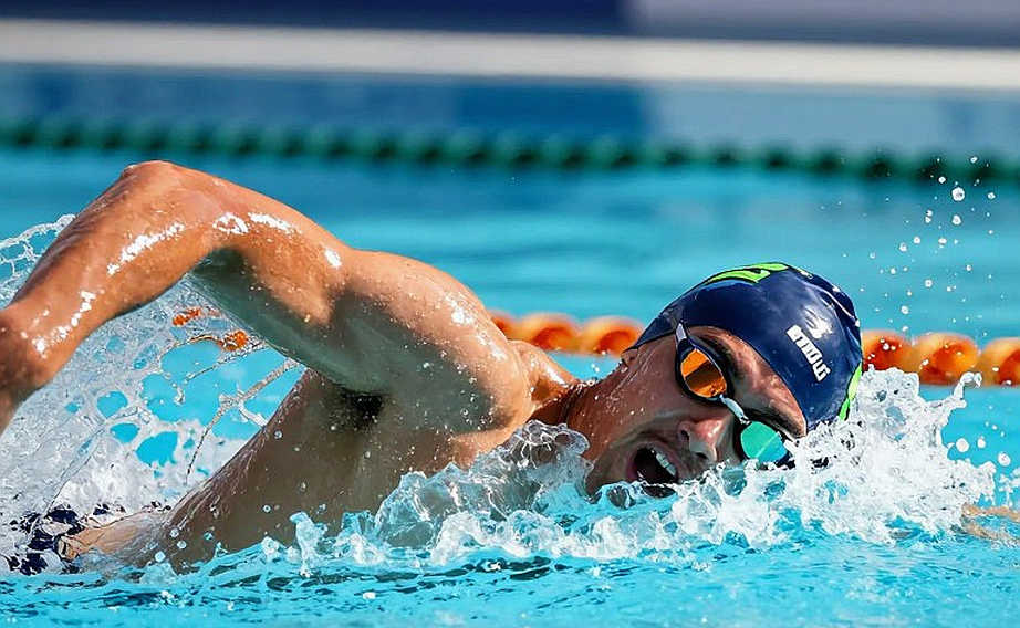 Số lượng khán giả tham dự Giải bơi lội quốc gia Mỹ 2026 tại trung tâm William Woollett Jr. Aquatics Center giảm mạnh